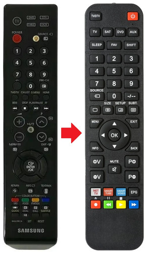 Telecomando adatto per - , samsung