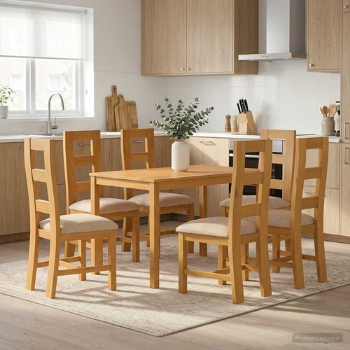 Set pranzo legno quercia - set,