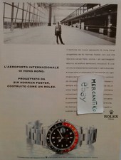 ROLEX GMT MASTER 2 II 2000 NORMAN FOSTER HONG KONG PUBBLICITÀ ADV WERBUNG CLIP