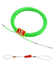 QWORK® 15M Sonda Elettricista, Sonda Passacavi, Larghezza 4,5 Mm per La Posa Di 