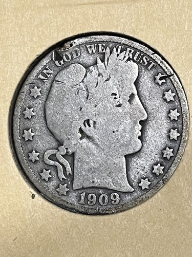 Mezzo dollaro barbiere 1909 - mezzo,