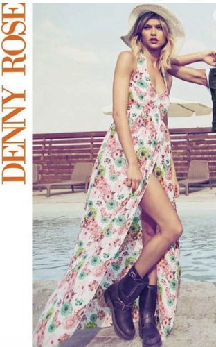 Denny rose abito vestito lungo - abito,