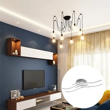 1Pz Lampadario Onda Unico Lampada LED da Soffitto Creativo per Camera da Letto Casa