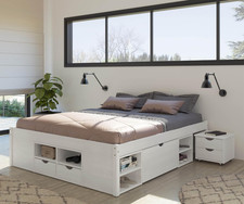 - Letto Matrimoniale - Letto Multifunzione - Letto Con Contenitore - Letto Funzi