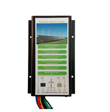 Regolatore di Carica Ibrido  600W eolico+1000W solare