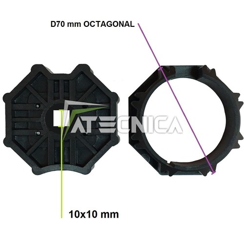 Adattatore motore tubolare per