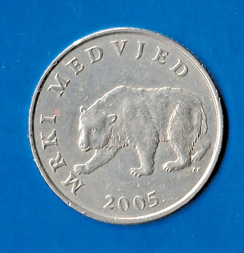 Moneta croazia kune 2005 - 5,