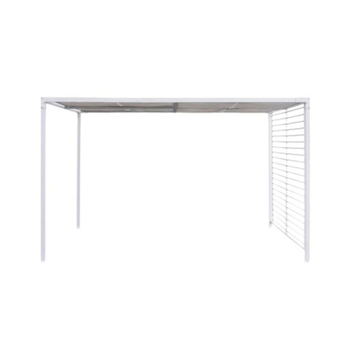 Gazebo bora 3x3 bianco - 3x3.6,