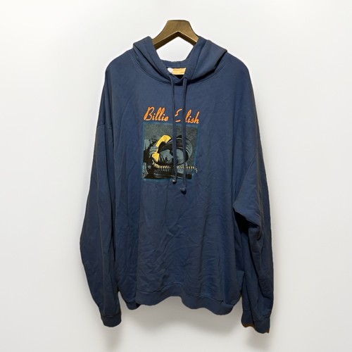 Felpa con cappuccio blu billie - felpa,