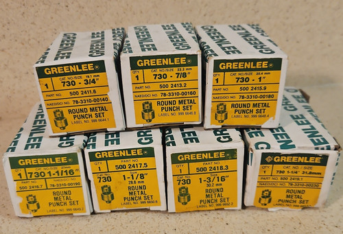 Set lotto punzoni metallo - in,