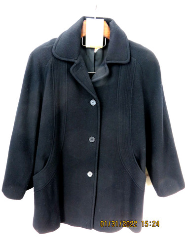 Cappotto giacca nero elegante