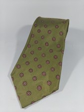 BARBA NAPOLI cravatta tie 100% seta silk MULTICOLORE floreale necktie A955