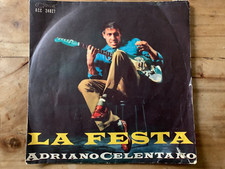 ADRIANO CELENTANO-LA FESTA-RINGO-DISCO IN VINILE -45 GIRI