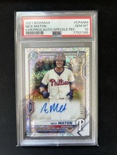 2021 Bowman Chrome Nick Maton