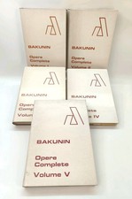 OPERE COMPLETE Bakunin Michail