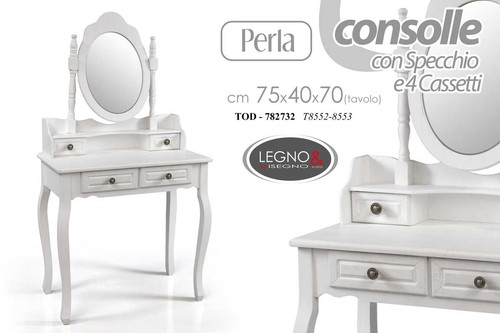 Tavolo consolle trucco - consolle,