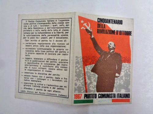 Tessera partito comunista - tessera,