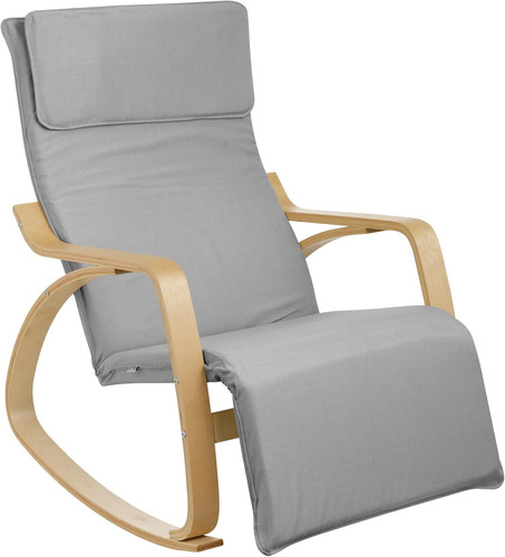 Sedia dondolo con braccioli - a,
