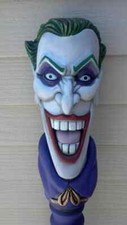 wooden Joker walking stick