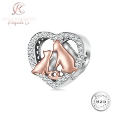 Charm gatto vero argento