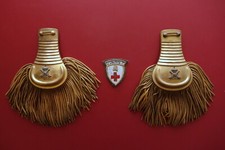 Spalline Metalliche per Alta Uniforme Esercito Italiano Fanteria Mostrina Sanità