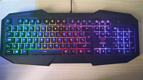 Trust gxt 830 rgb tastiera - trust,