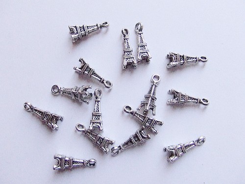 6pz charms ciondoli - , torre