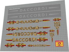 Set decalcomanie DACCORDI 50°