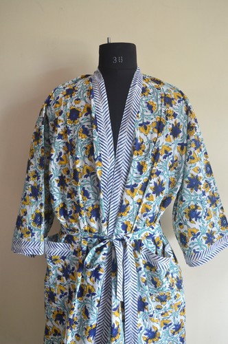 Abito notte kimono lungo - notte,