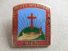 Rieti nurses school brooch badge