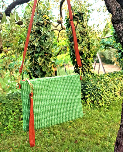 Borsa pochette mare vera - , rafia