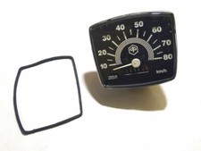 Vespa Speedometer Black Tacho