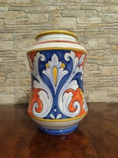 Vaso in ceramica di maiolica Deruta