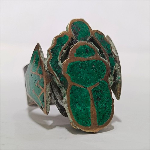 Anello antico scarabeo egizio