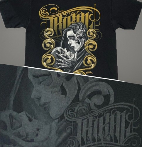 Shirt nera taglia tribal - t-shirt,