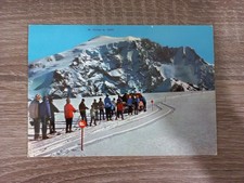 Cartolina PASSO DELLO STELVIO SCIATORI TRAINATI DAL GATTO DELLE NEVI- VG 1968 FG