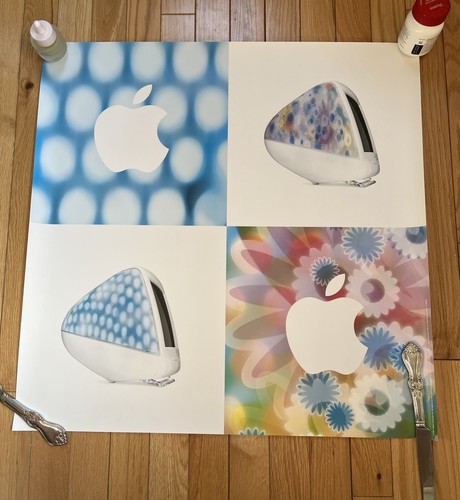 Poster apple imac 2001 - poster,