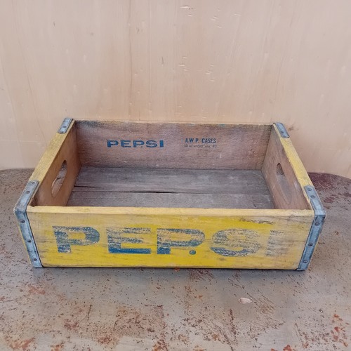 Cassetta legno pepsi - legno, cola