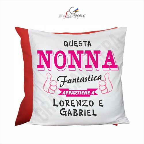 Festa dei nonni cuscino - nonni,