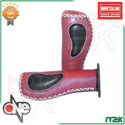 Coppia manopole cuoio - coppia, 2