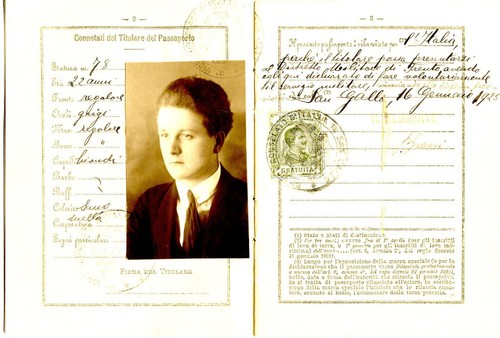 1925 passaporto - 1925,