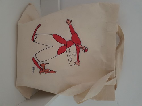 Borsa cotone con disegno - borsa,