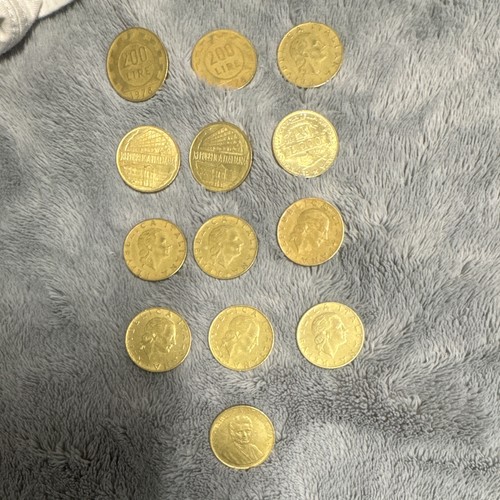Collezione monete 200 lire