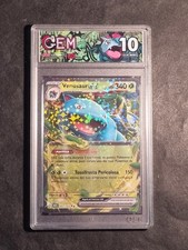 POKEMON - VENUSAUR EX - MEW - 003/165 - GRADED CARD 10 - NO PSA BGS - ITALIANO