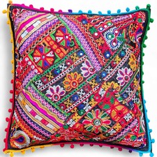 Copricuscino patchwork indiano
