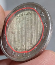 2 Euro 1999-2009 Striped Man