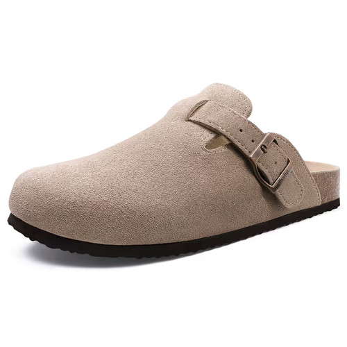 Zoccoli suede pelle - zoccoli,