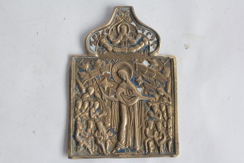 Icona bronzo smaltato