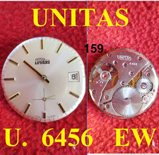 movimento arsa unitas u 6456 ew movement manual watch working vintage dial 31 mm