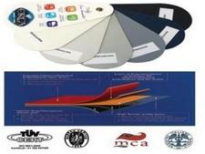 TESSUTO GOMMATO NEOPRENE HYPALON PENNEL &FLIPO' ORCA RIPARAZIONE GOMMONI 46X46cm